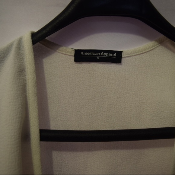 White American apparel wrap crop top- $7 - Picture 3 of 3